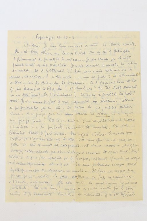 Lettre autographe signée de Louis-Ferdinand Céline au docteur Tuset et …