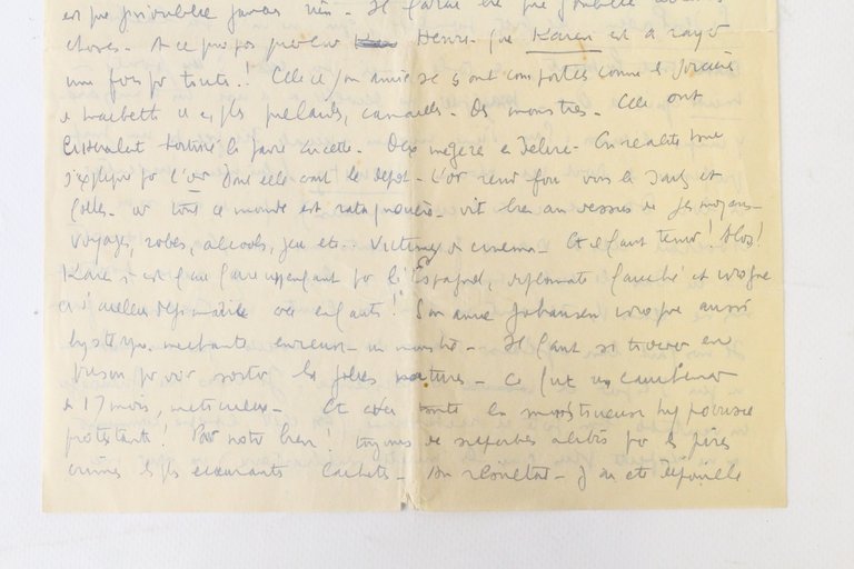 Lettre autographe signée de Louis-Ferdinand Céline au docteur Tuset et …