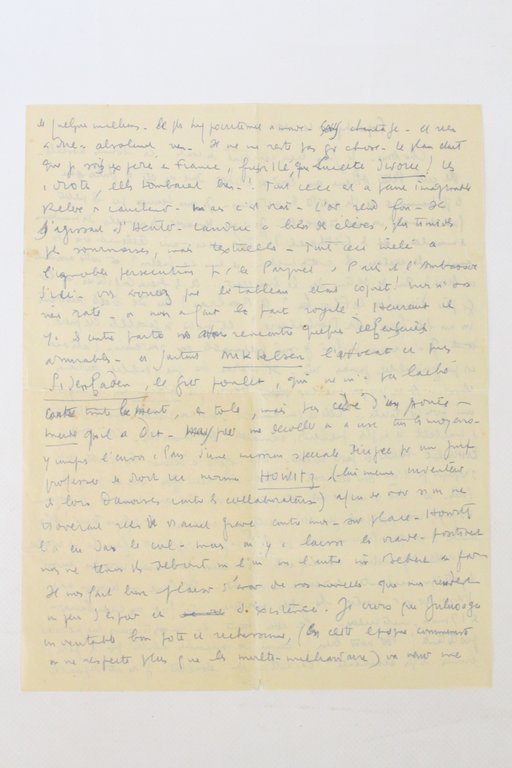 Lettre autographe signée de Louis-Ferdinand Céline au docteur Tuset et …