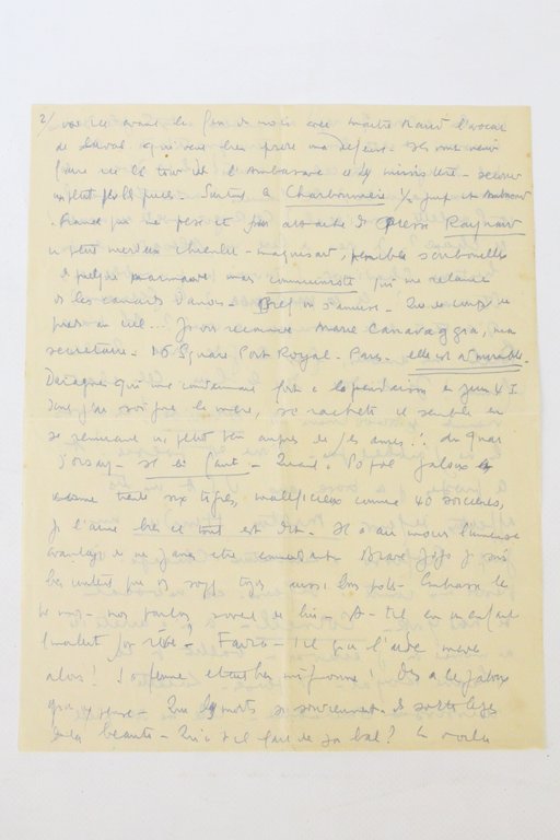 Lettre autographe signée de Louis-Ferdinand Céline au docteur Tuset et …