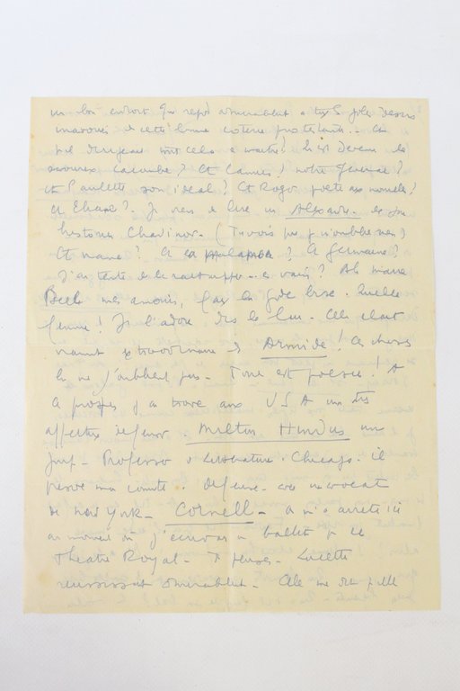 Lettre autographe signée de Louis-Ferdinand Céline au docteur Tuset et …
