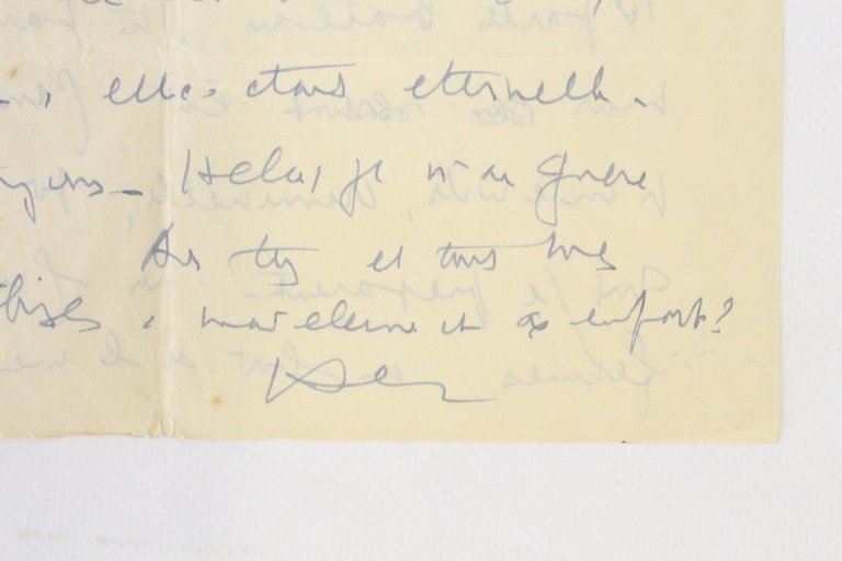 Lettre autographe signée de Louis-Ferdinand Céline au docteur Tuset et …