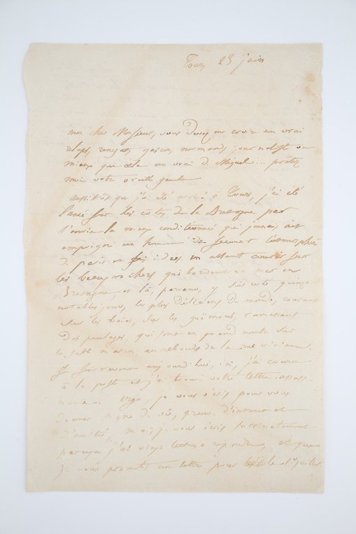 Aussitôt que j'ai été arrivé à Tours, j'ai été lancé …