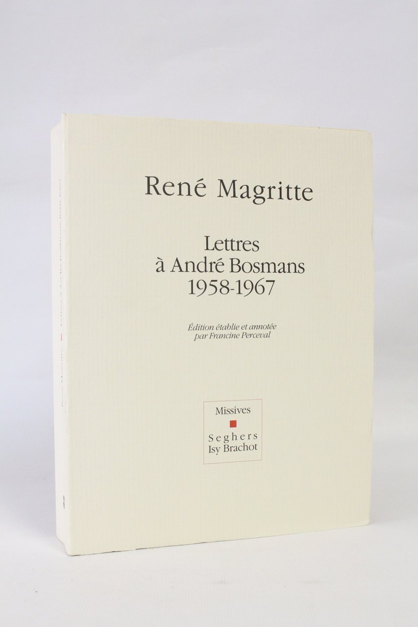 Lettres à André Bosmans 1958-1967