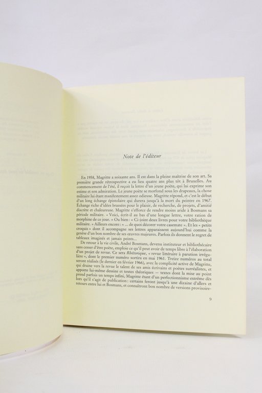 Lettres à André Bosmans 1958-1967
