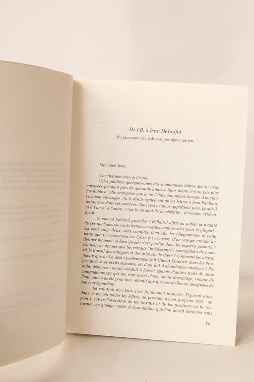 Lettres à J.B., 1946-1985