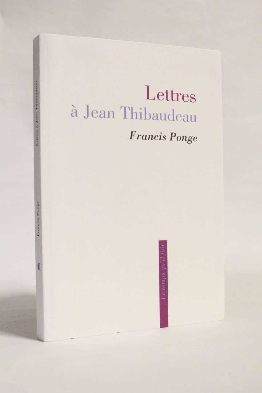 Lettres à Jean Thibaudeau