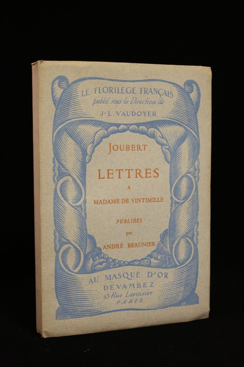 Lettres à madame de Vintimille