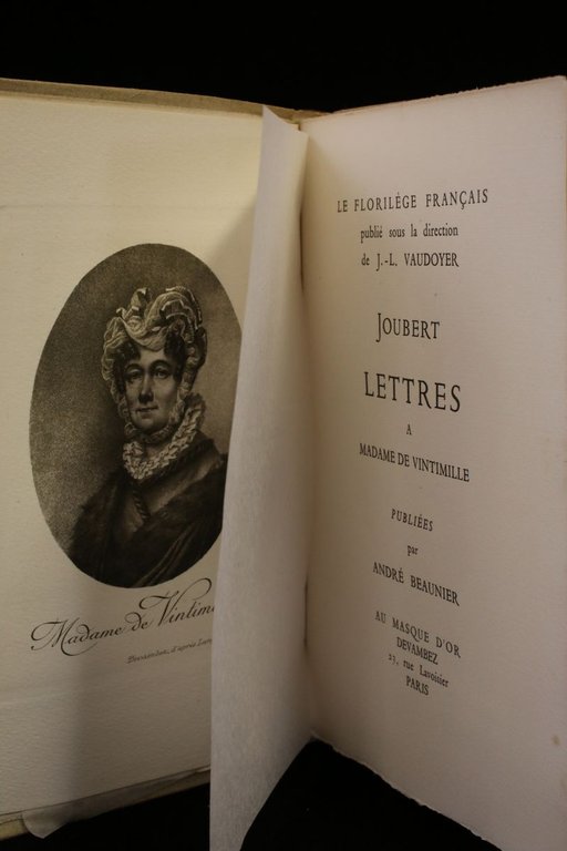 Lettres à madame de Vintimille