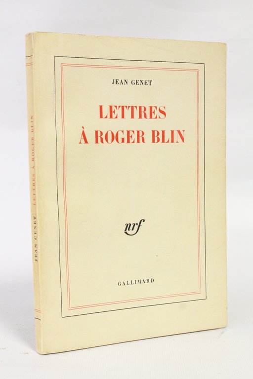 Lettres à Roger Blin