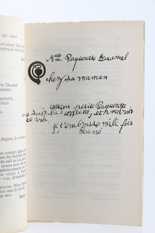 Lettres à ses amis, 1