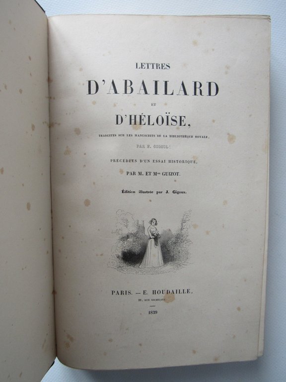 Lettres D'Abailard et D'Heloise