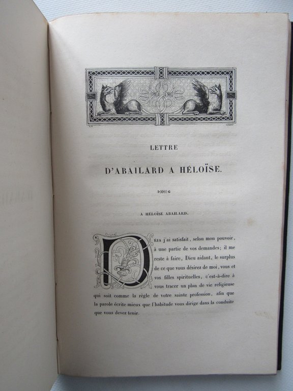 Lettres D'Abailard et D'Heloise