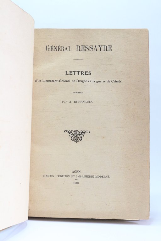 Lettres d'un lieutenant-colonel de Dragons à la guerre de Crimée