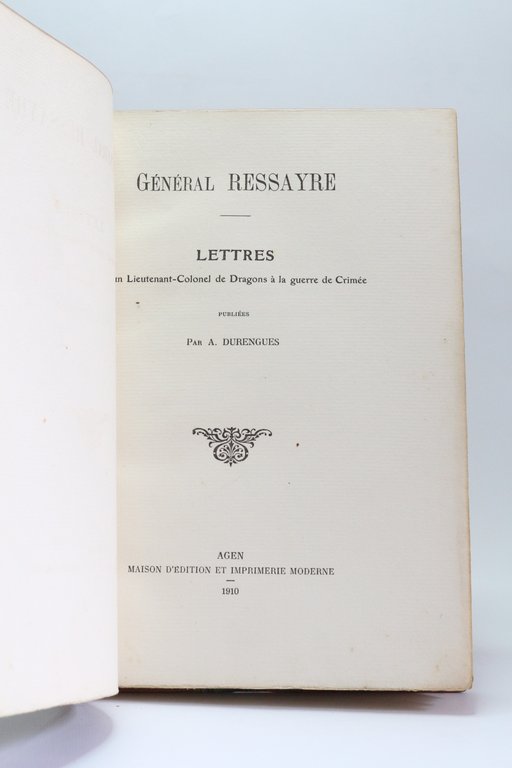 Lettres d'un lieutenant-colonel de Dragons à la guerre de Crimée