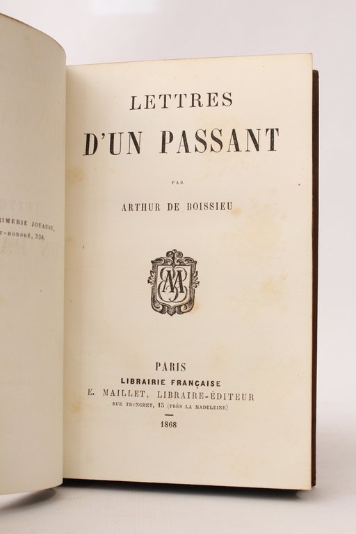 Lettres d'un passant