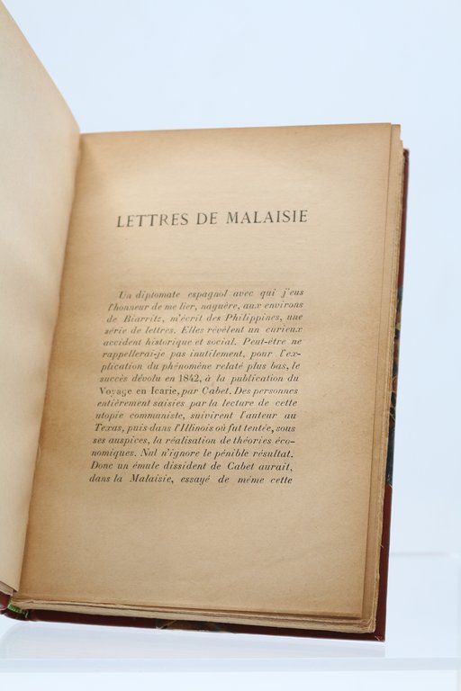 Lettres de Malaisie