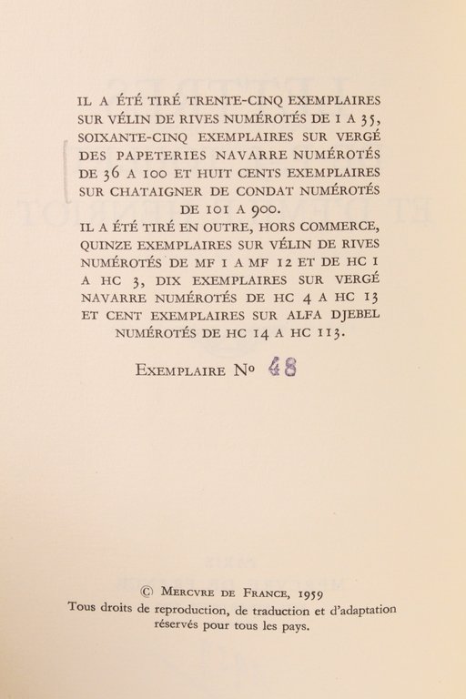 Lettres de P.J. Toulet et de Emile Henriot