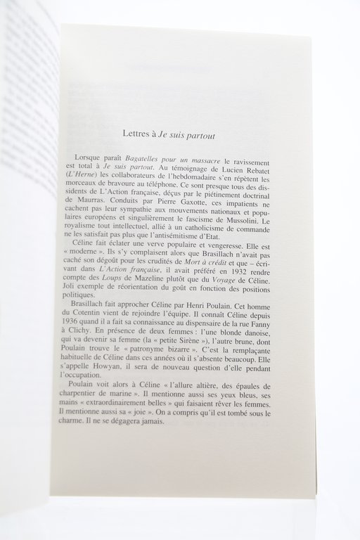 Lettres des Années noires