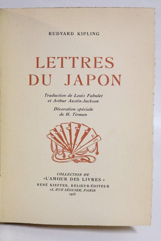 Lettres du Japon
