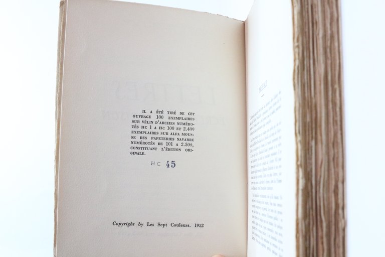Lettres écrites en prison. Octobre 1944 - Février 1945