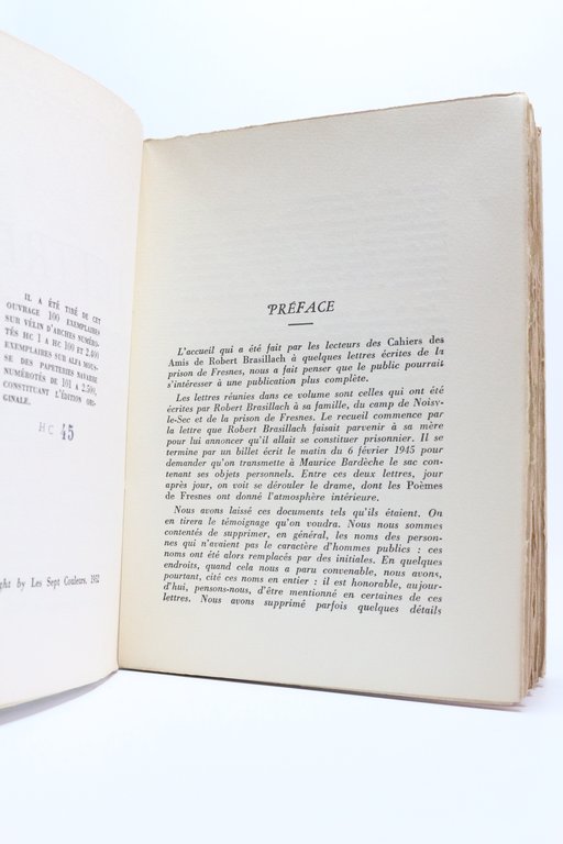 Lettres écrites en prison. Octobre 1944 - Février 1945