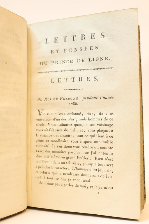 Lettres et pensées du maréchal prince de Ligne, publiées par …