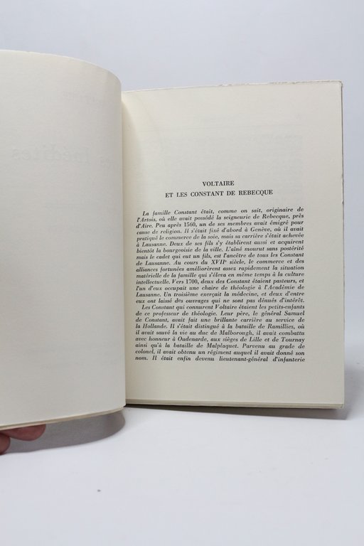 Lettres inédites à Constant d'Hermenches