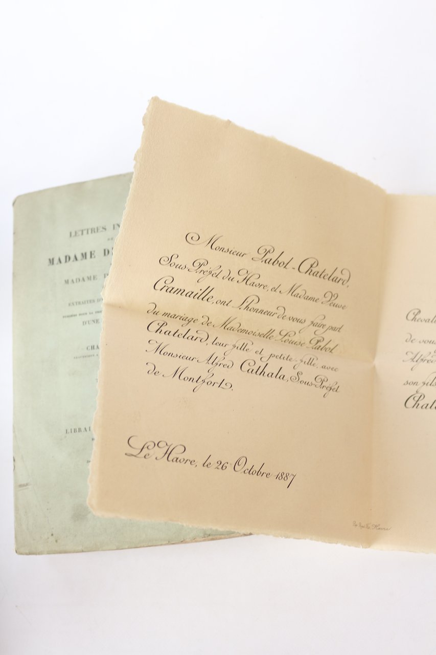 Lettres inédites à madame de Grignan