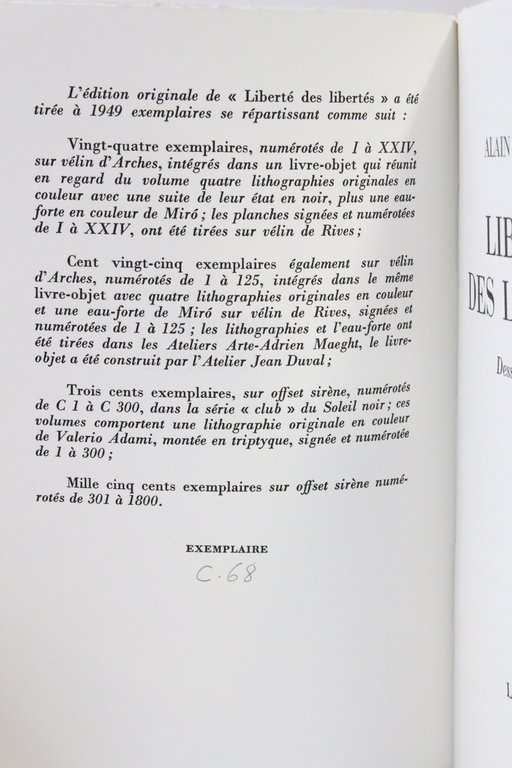 Liberté des libertés