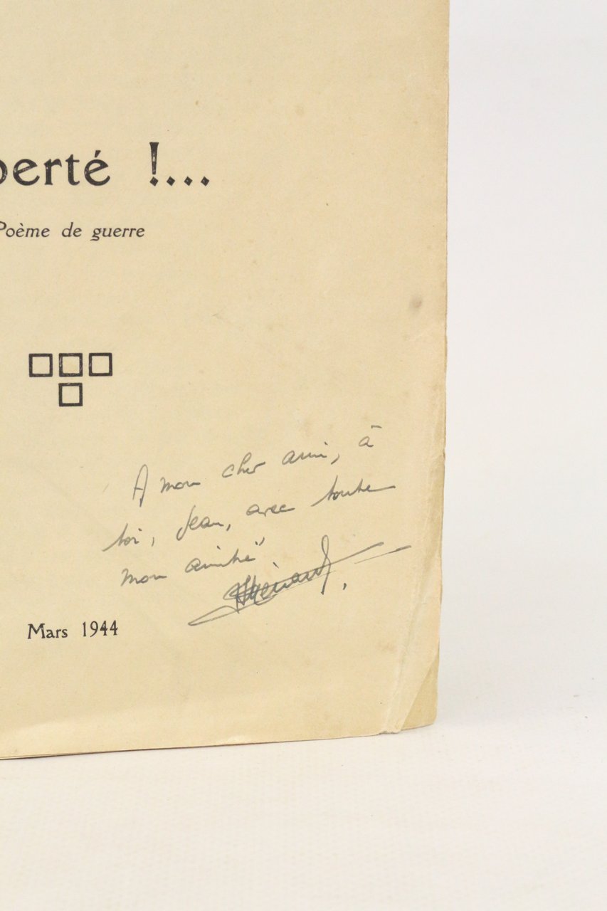 Liberté ! Poème de guerre