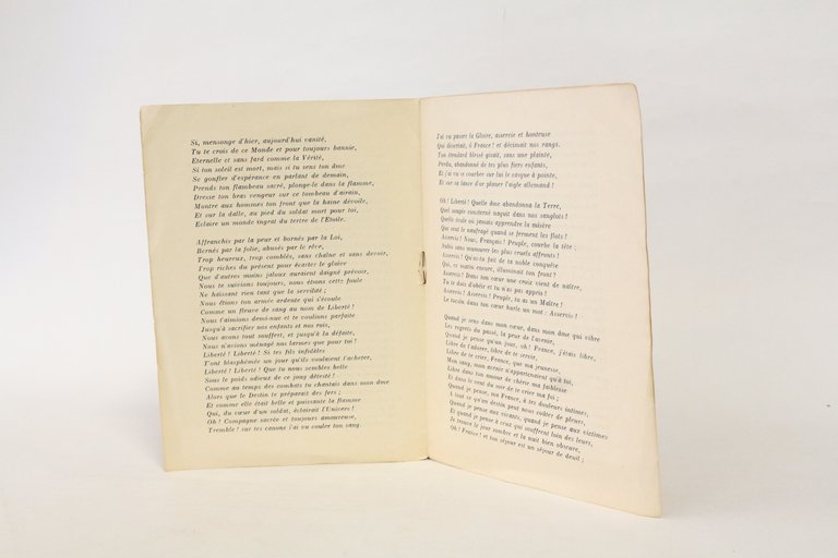 Liberté ! Poème de guerre