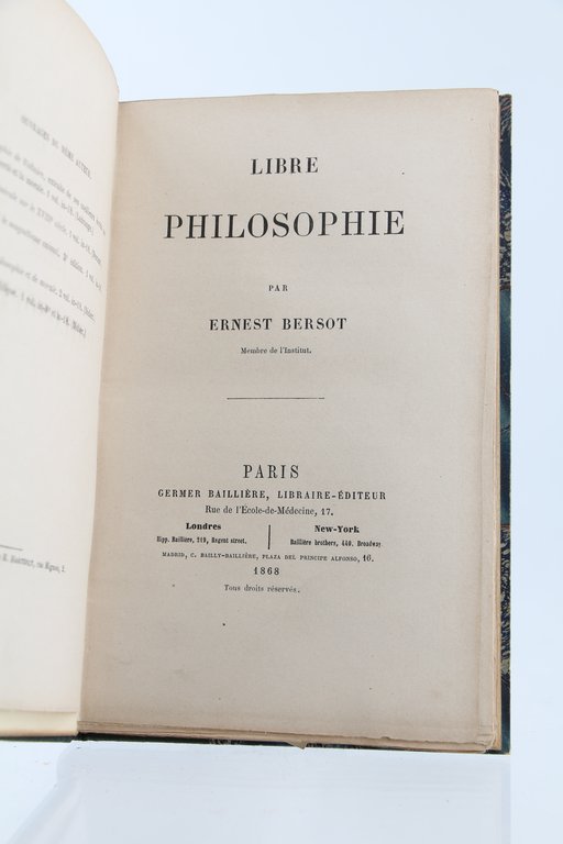 Libre philosophie