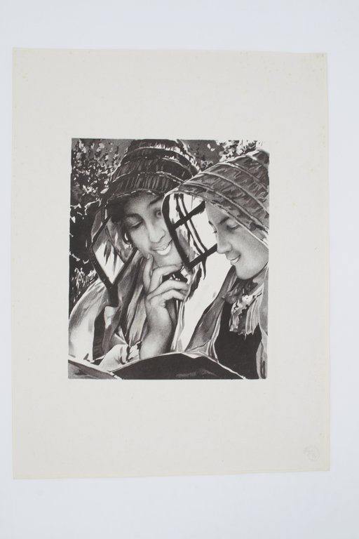 Liseuses - Lithographie originale sur Chine - L'Estampe Moderne