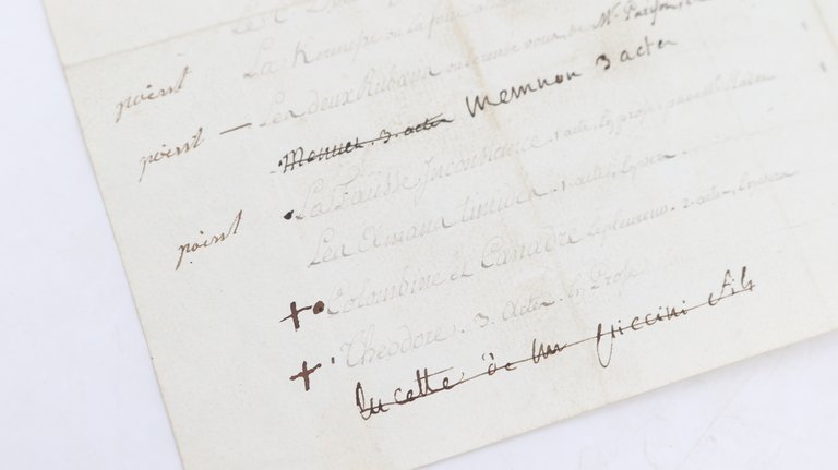 Liste du Théâtre français et du Théâtre italien