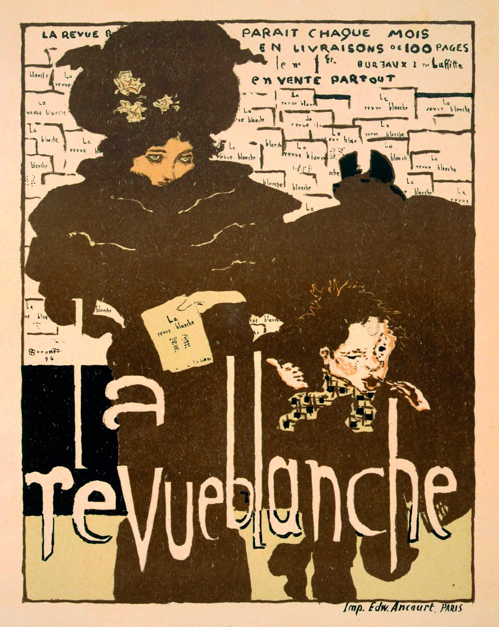 Lithographie originale en couleurs : La Revue blanche - Les … | Immagine principale