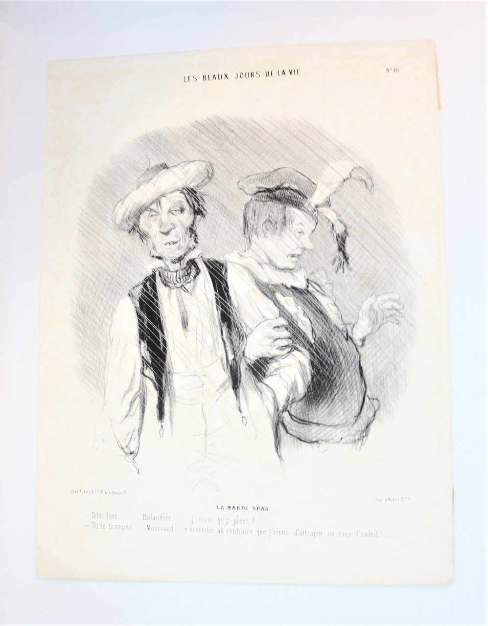 Lithographie originale en noir et blanc - Les Beaux Jours …
