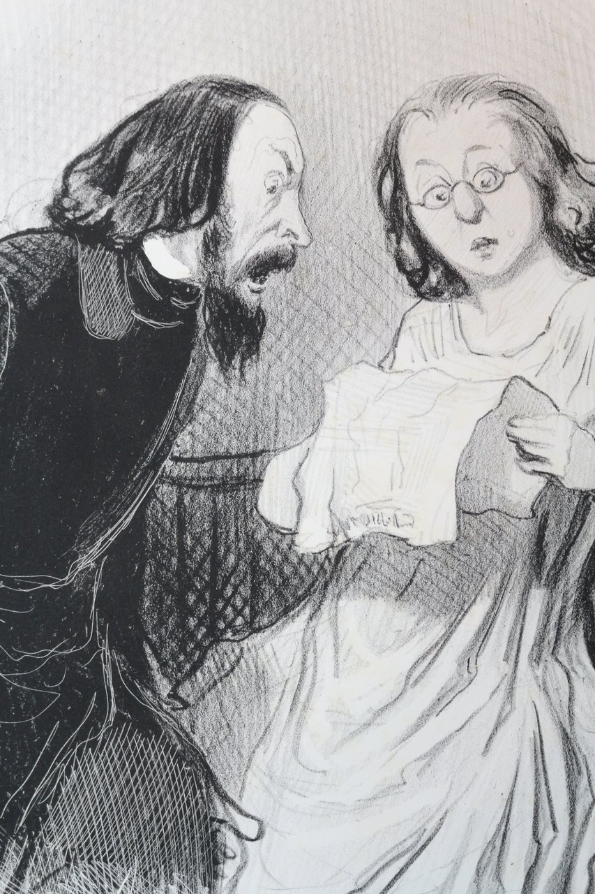 Lithographie originale en noir et blanc - Les Beaux Jours …