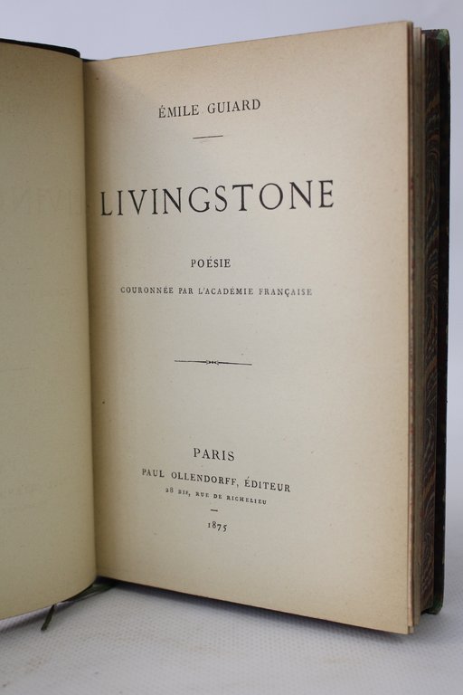 Livingstone. - Volte-face. - La mouche. - Mon fils