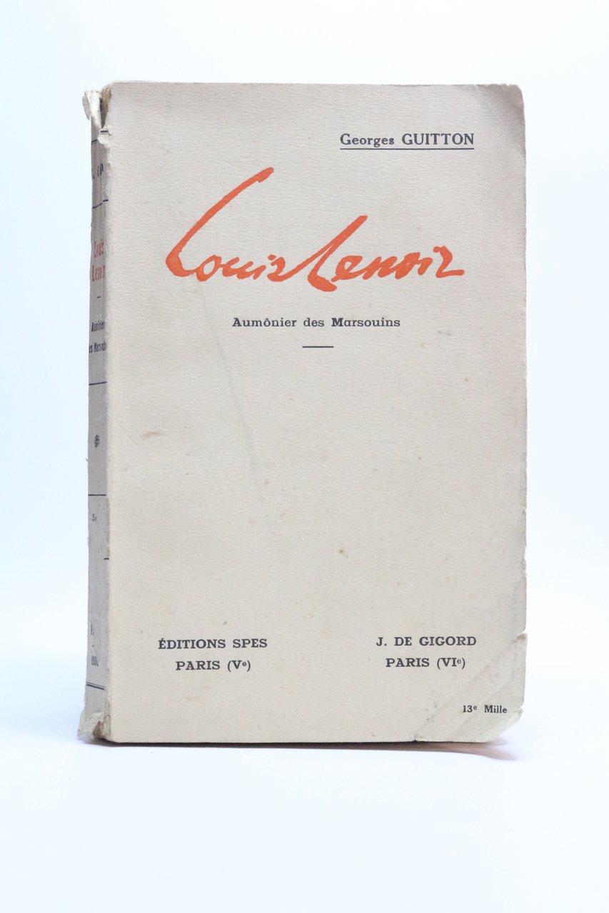 Louis Lenoir, jésuite, aumônier des Marsouins