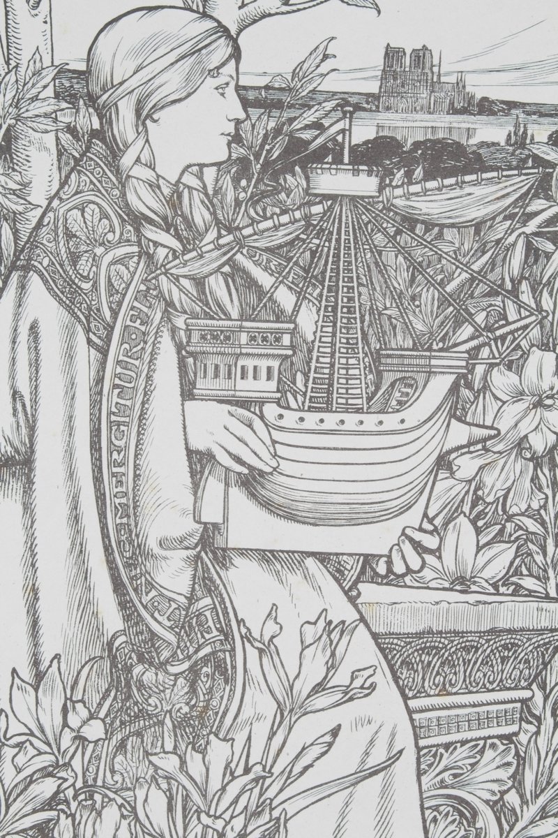 Lutèce - Lithographie originale sur Chine - L'Estampe Moderne