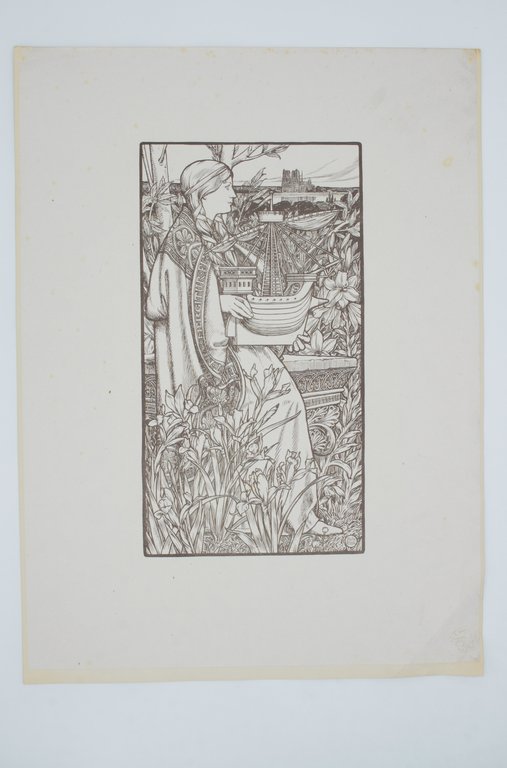 Lutèce - Lithographie originale sur Chine - L'Estampe Moderne