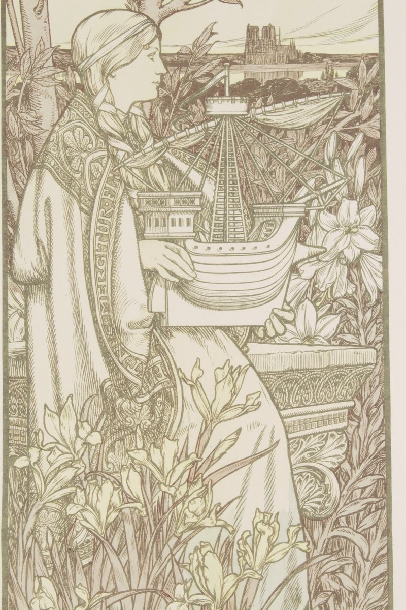 Lutèce - Lithographie originale sur Japon - L'Estampe Moderne