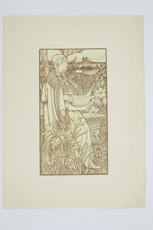 Lutèce - Lithographie originale sur Japon - L'Estampe Moderne