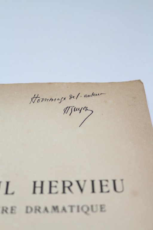 M. Paul Hervieu son oeuvre dramatique