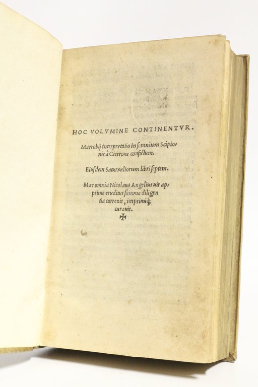 Macrobius interpretatio in somnium Scipionis a Cicerone confictum. Eiusdem Saturnaliorum …