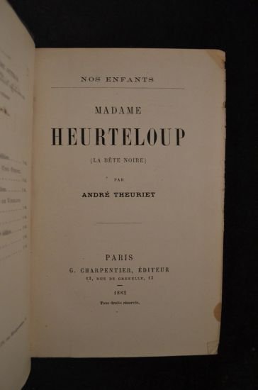 Madame Heurteloup (la bête noire)