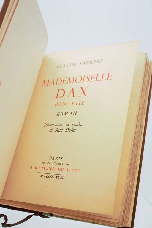 Mademoiselle Dax jeune fille
