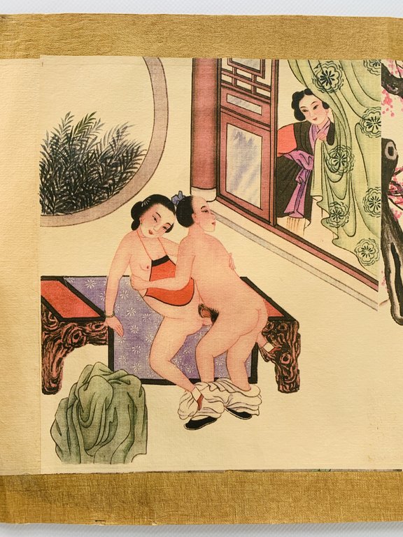 Makemono de 11 scènes chinoises érotiques. Rêve de printemps