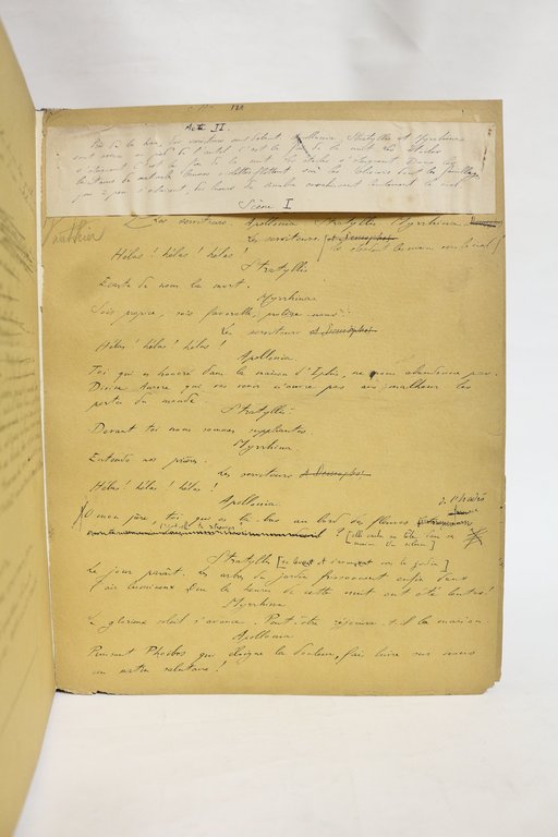 Manuscrit autographe complet La fiancée de Corinthe